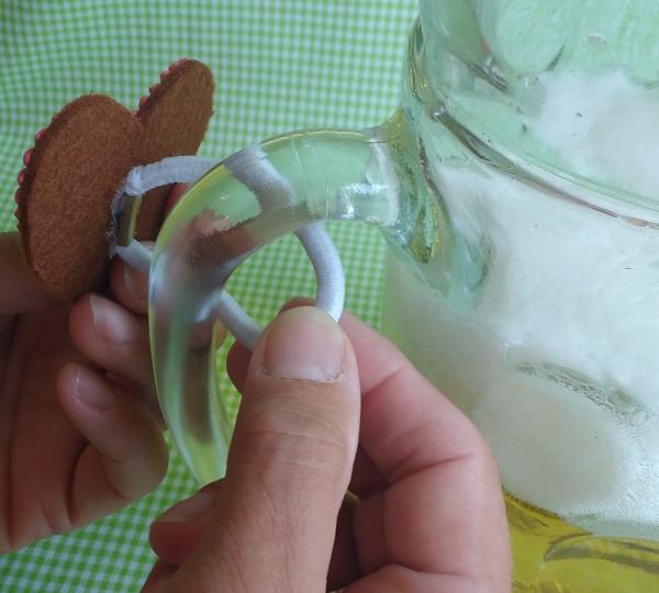 Glassmarkierung mit Name
